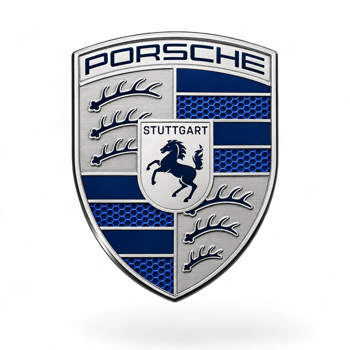 PORSCHE - Blue Badge Pillow