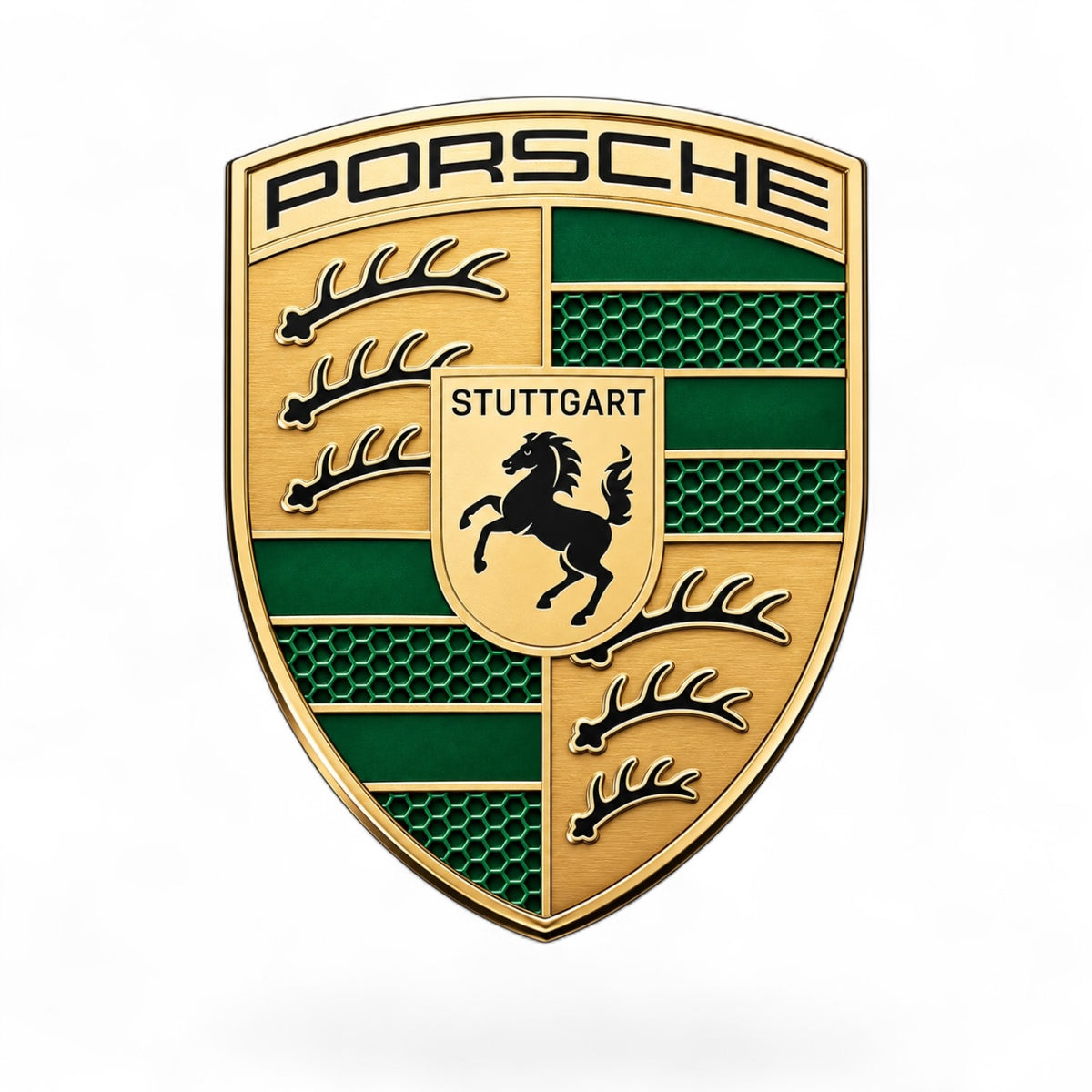 PORSCHE - Gold Badge Pillow
