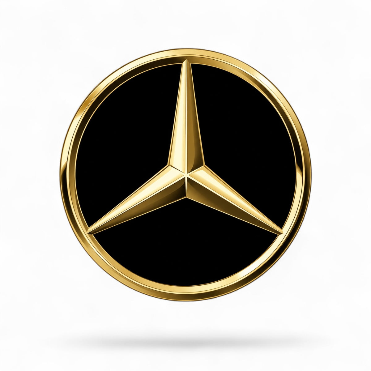 MERCEDES - Classic Gold Badge Pillow