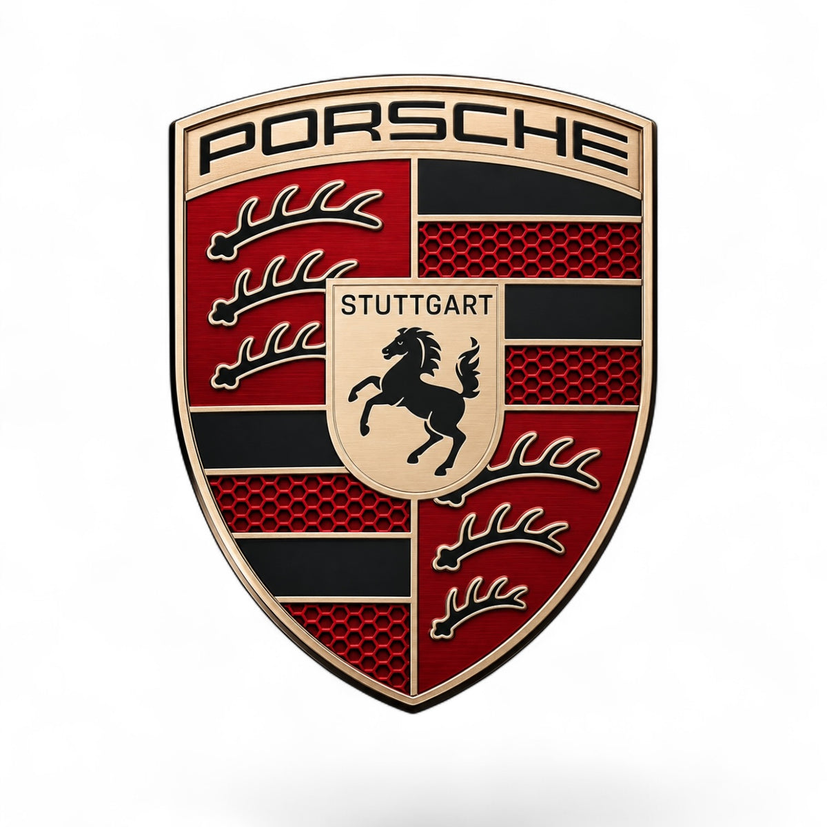 PORSCHE - Red Badge Pillow